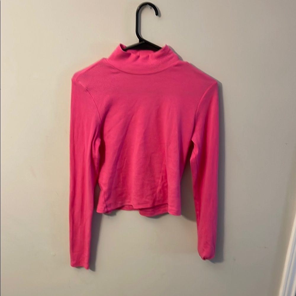 Women's Pink Long Sleeve Top